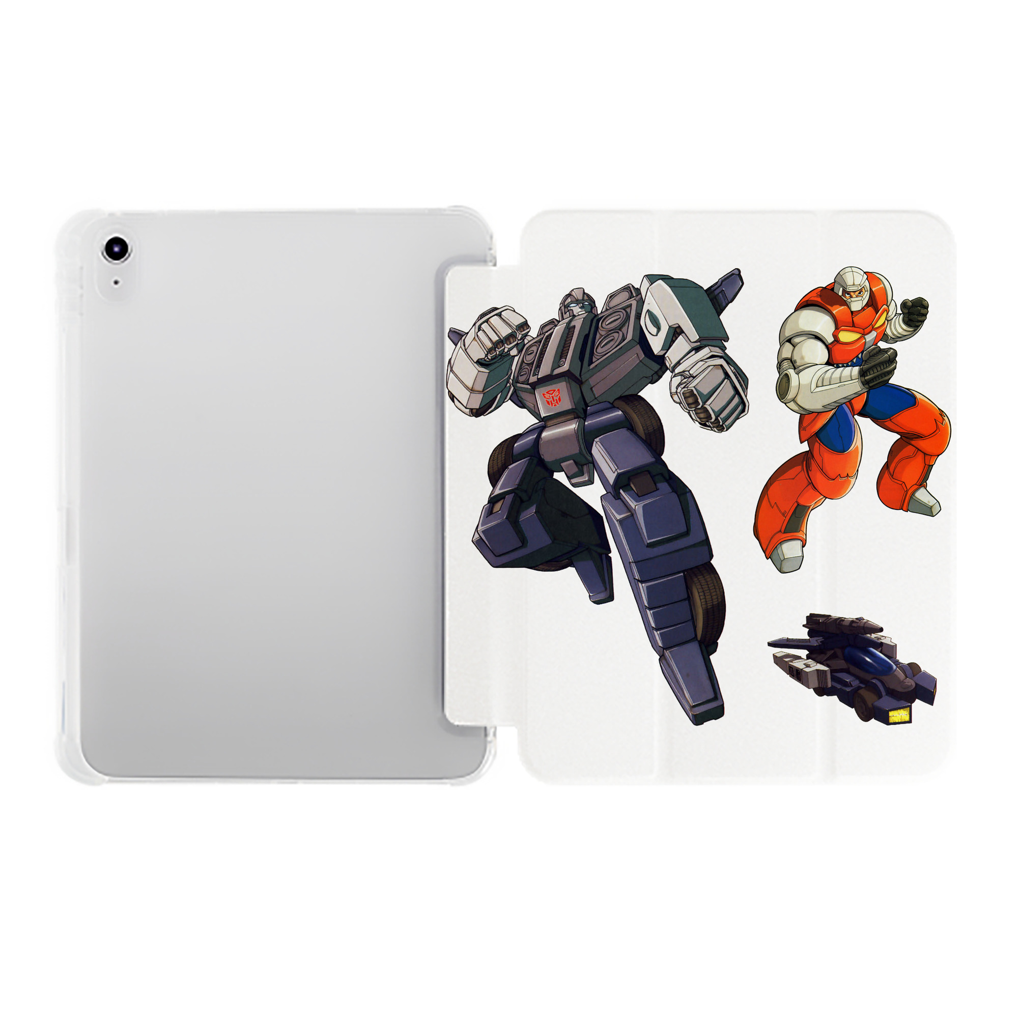 （画像用）  IPad ケース ペン収納付き 三つ折りスタンド PUレザー×シリコン 対応機種9.5/10.5/10.9インチ